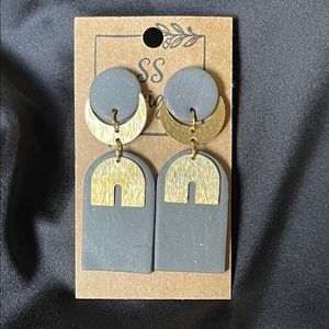 Polymer clay earrings